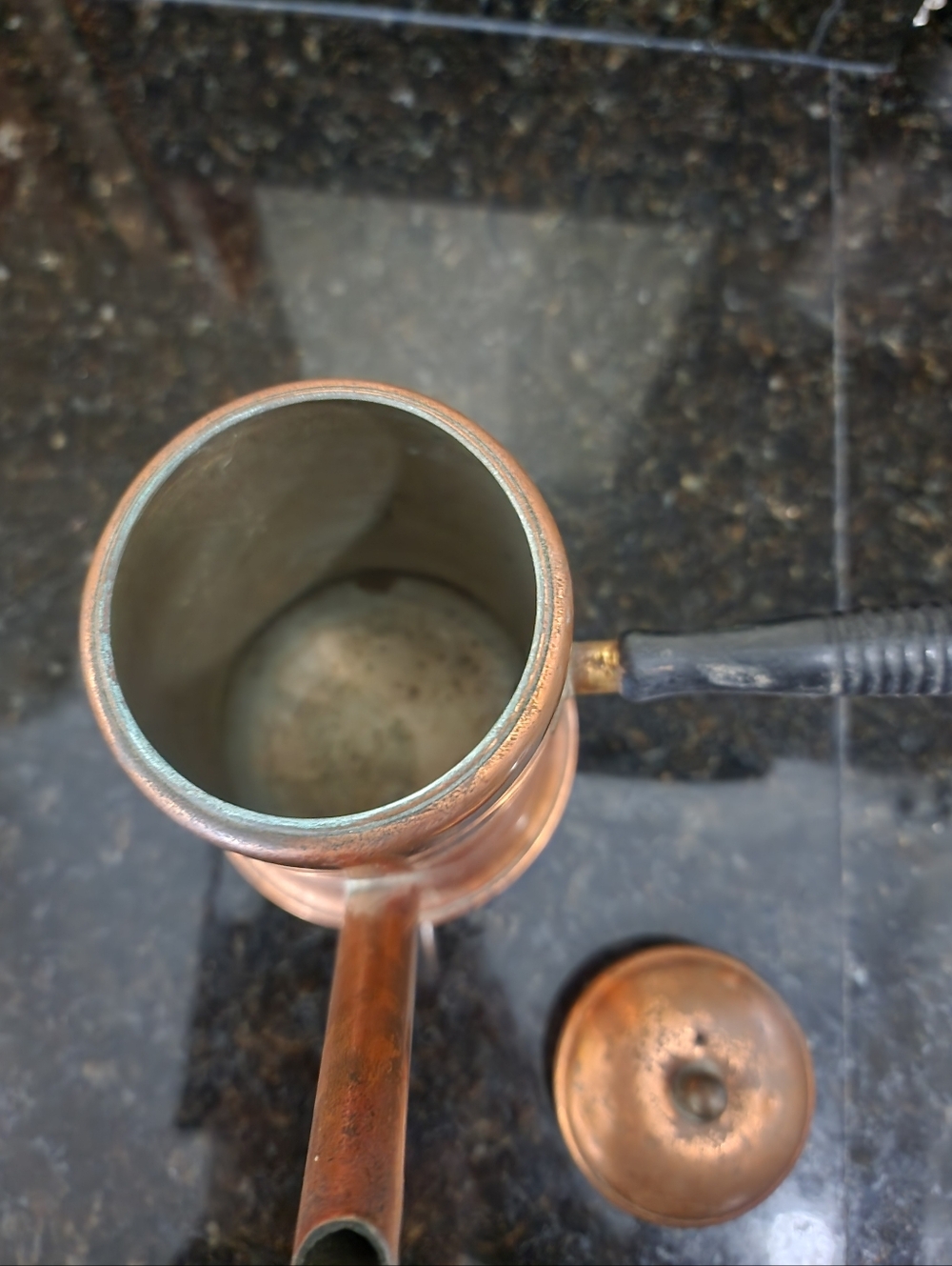 Copper Coffee And Tea Pot - Picture 3 of 6